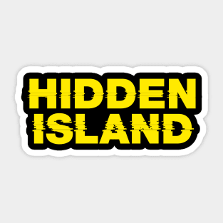 Hidden Island! Sticker